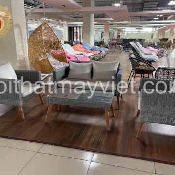 Bàn Ghế Sofa Mây Tre BGSF0038